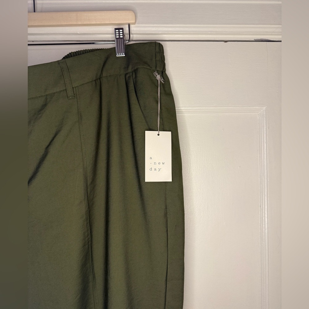 A New Day Olive Green Slacks NWT size 22